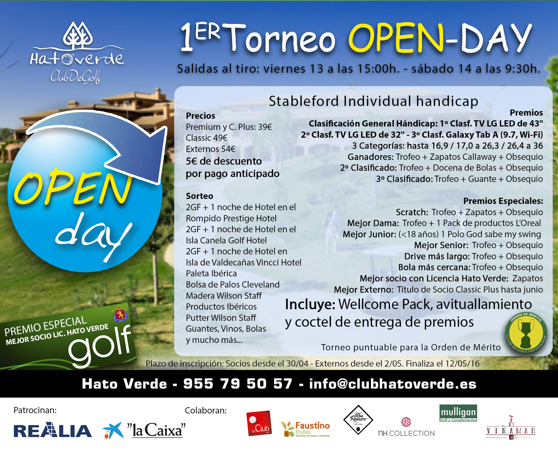 OPEN DAY 14 de Mayo