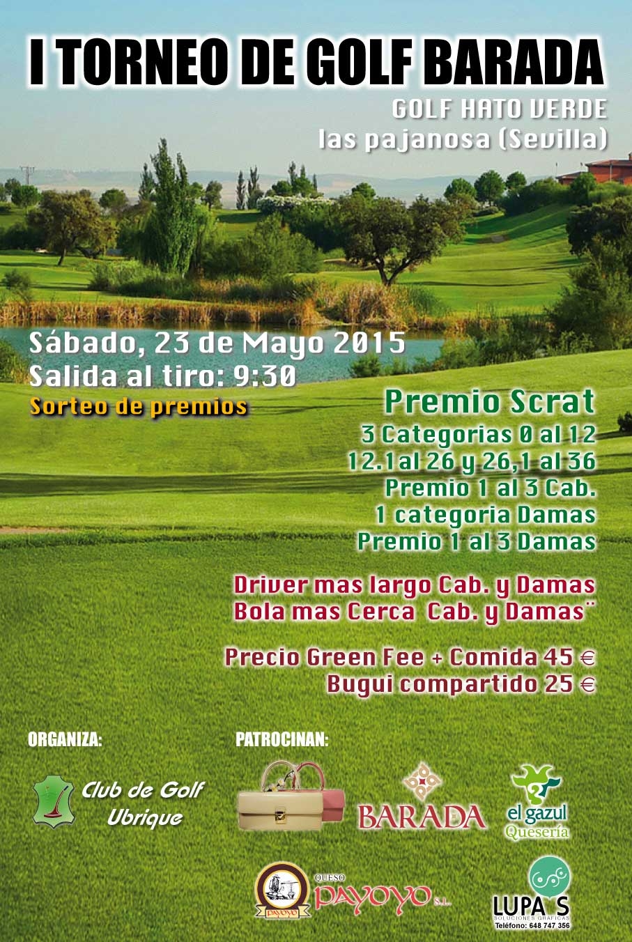 I TORNEO DE GOLF BARADA