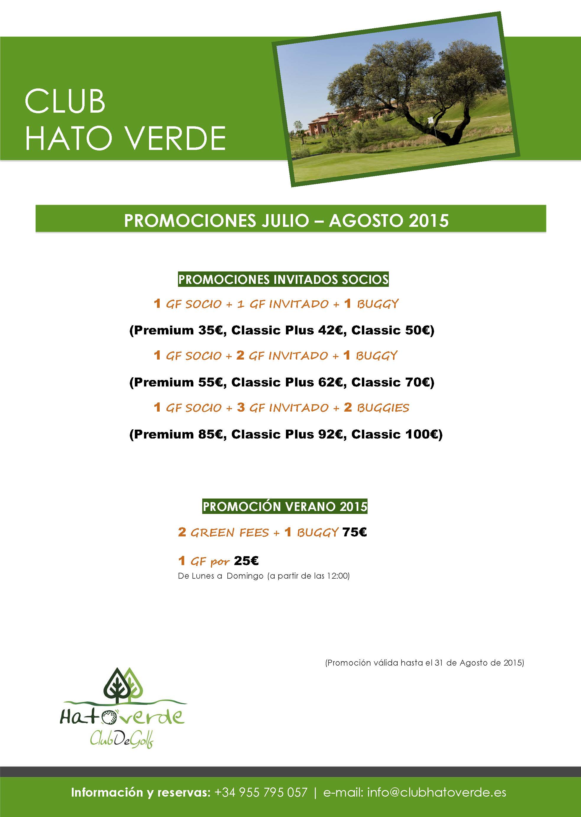 PROMOCIONES VERANO 2015