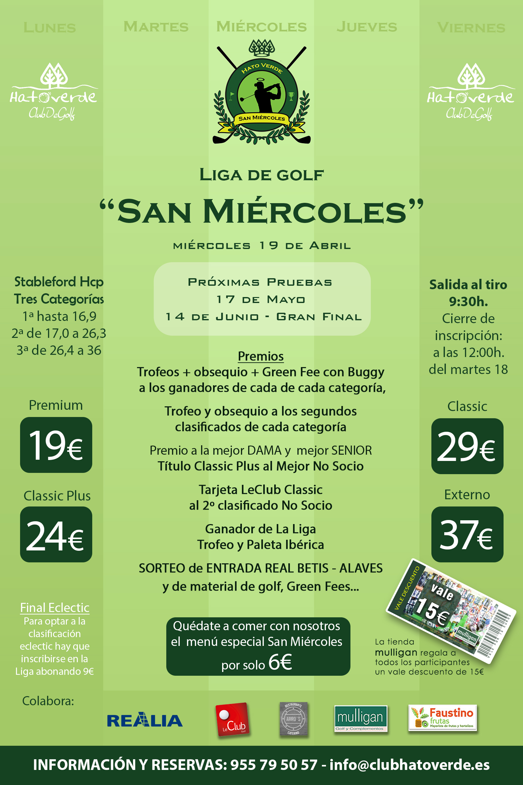 3ª JORNADA LIGA SAN MIÉRCOLES