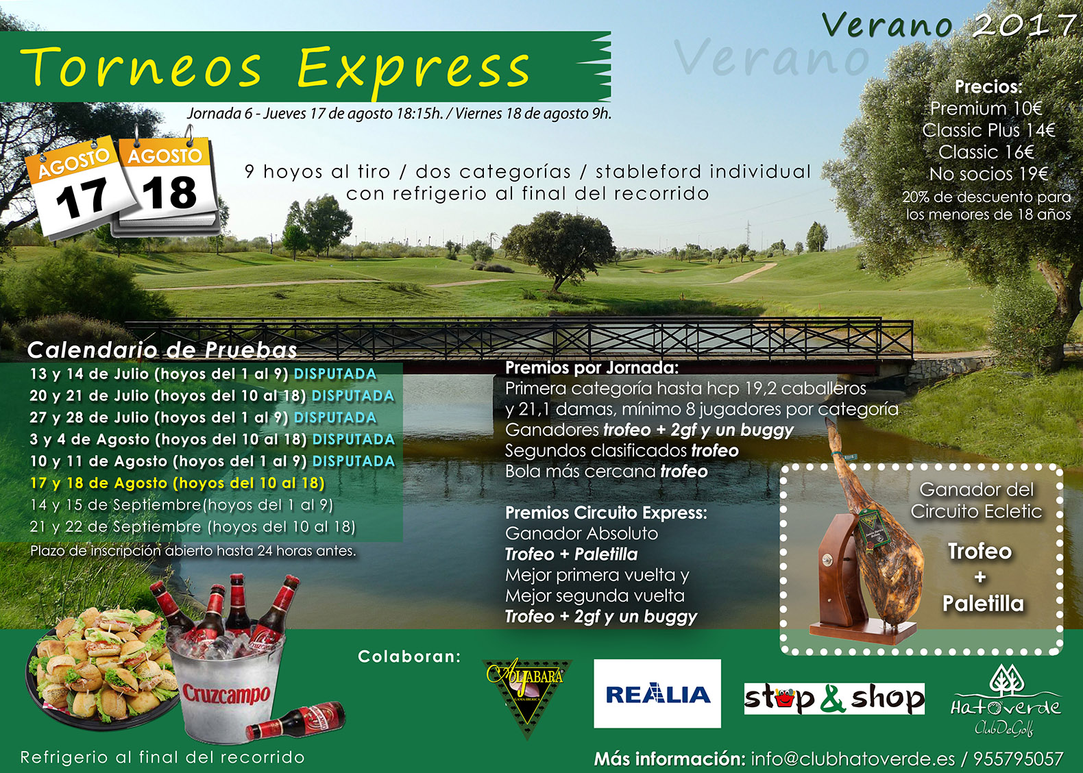  Torneo Express jueves 17 y Viernes 18 