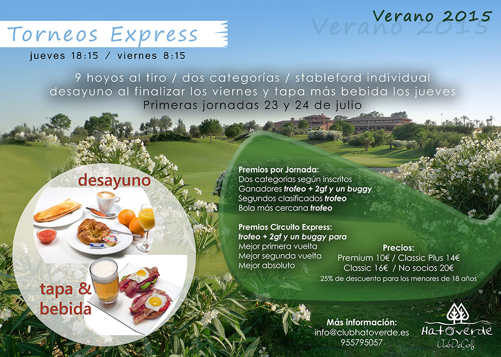 TORNEOS EXPRESS VERANO 2015