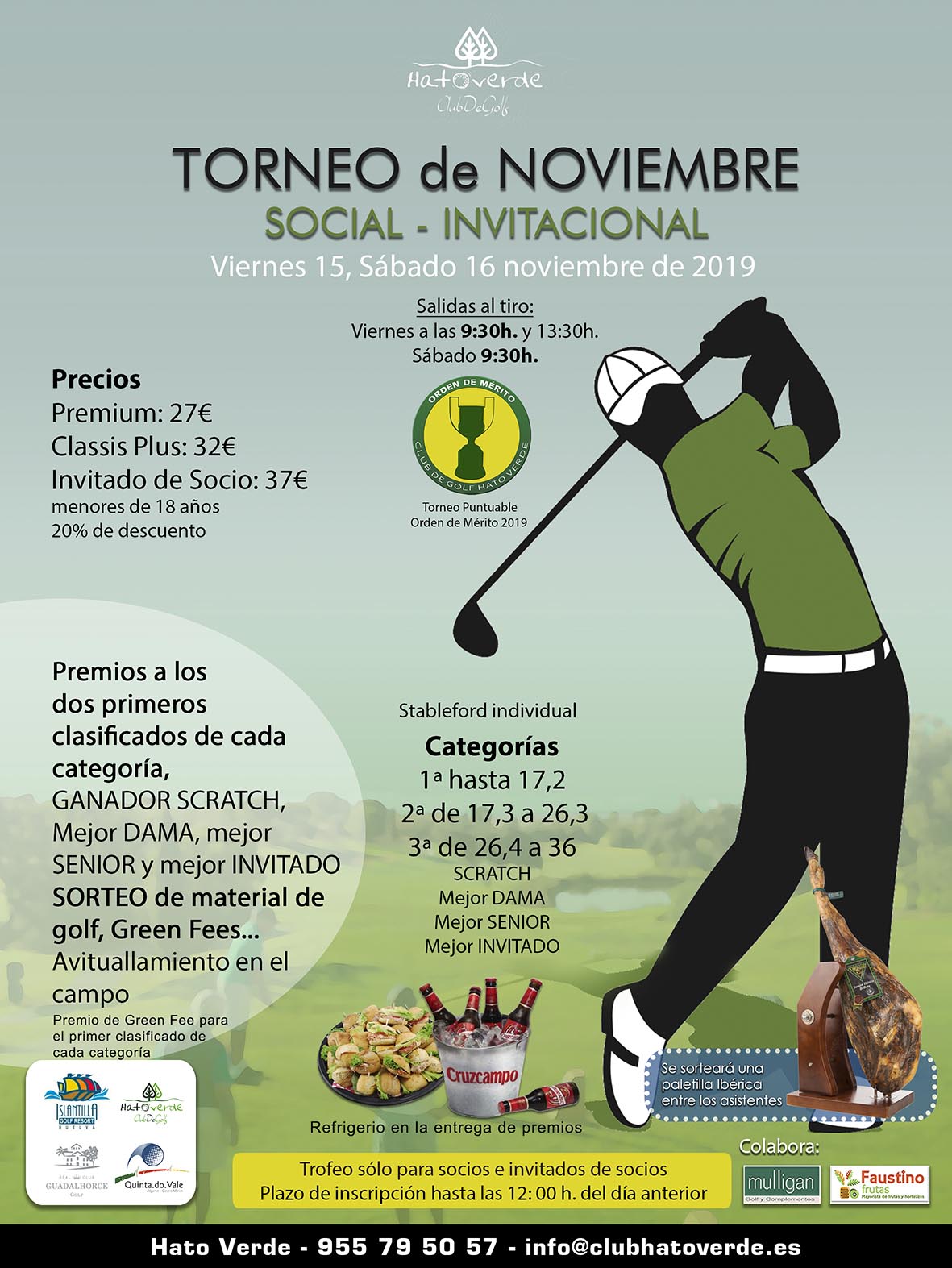 Torneo Social Invitacional de Noviembre (viernes 15 y sábado 16)