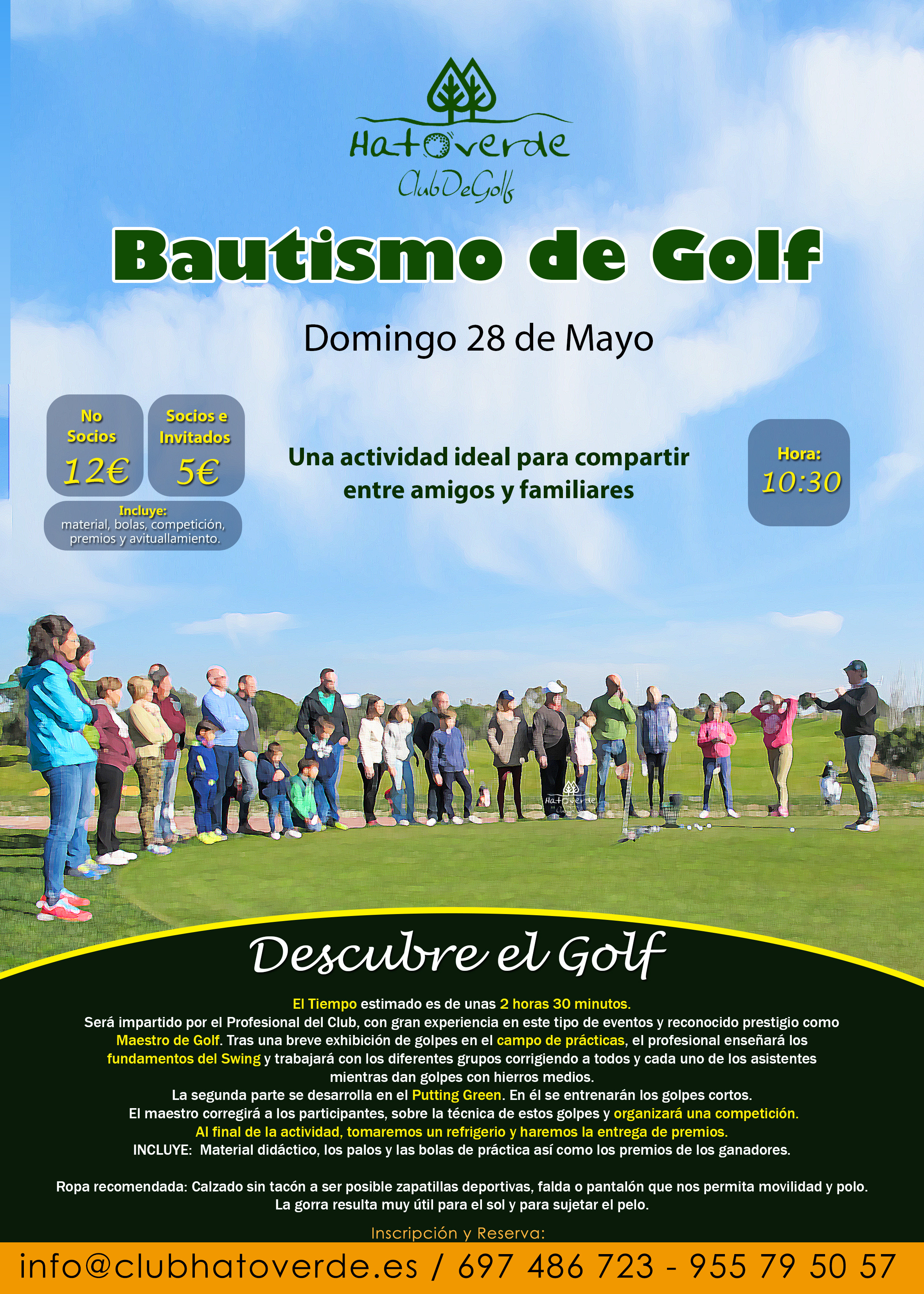 BAUTISMO DE GOLF 28 DE MAYO