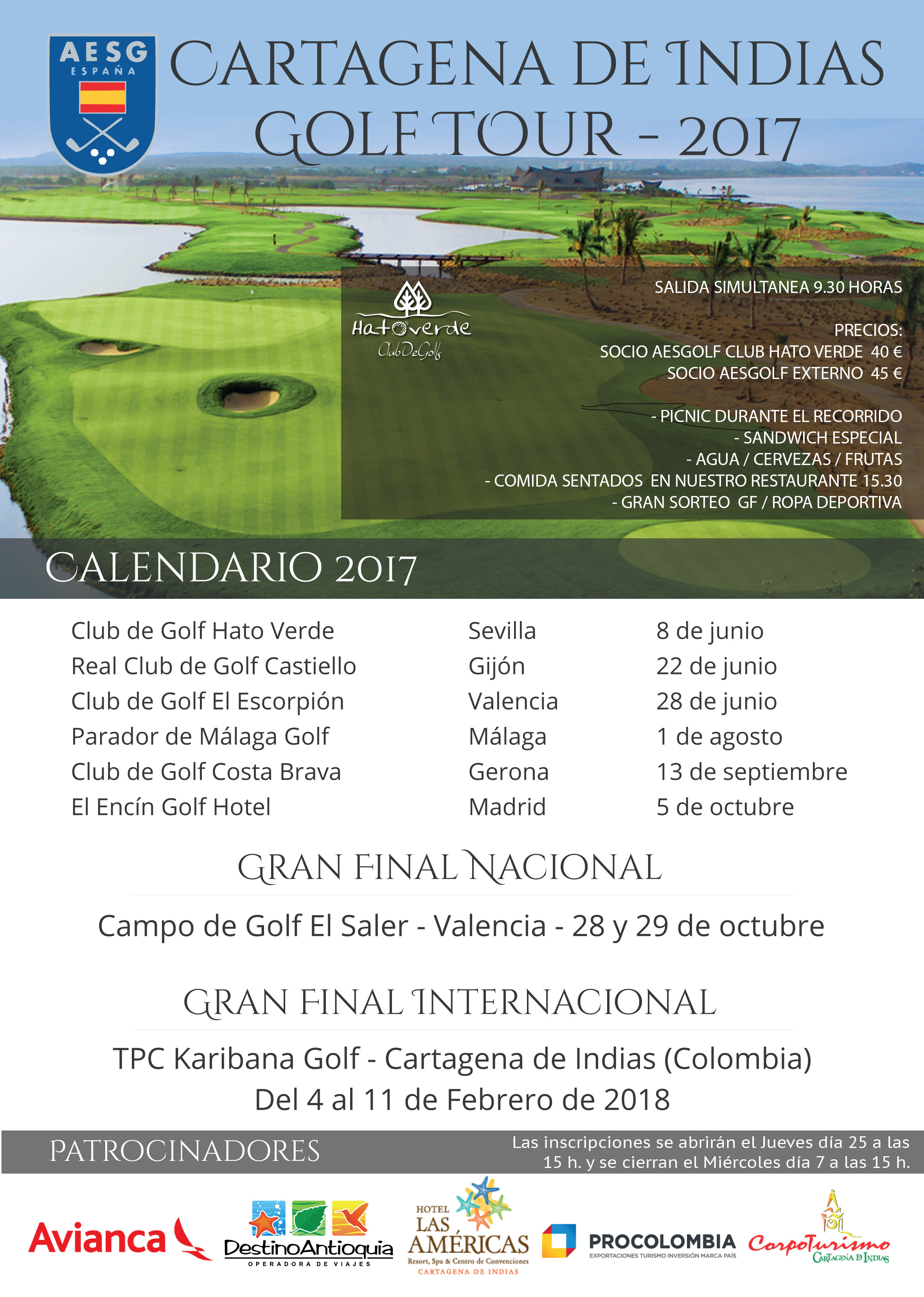 TORNEO CARTAGENA DE INDIAS GOLF TOUR-2017