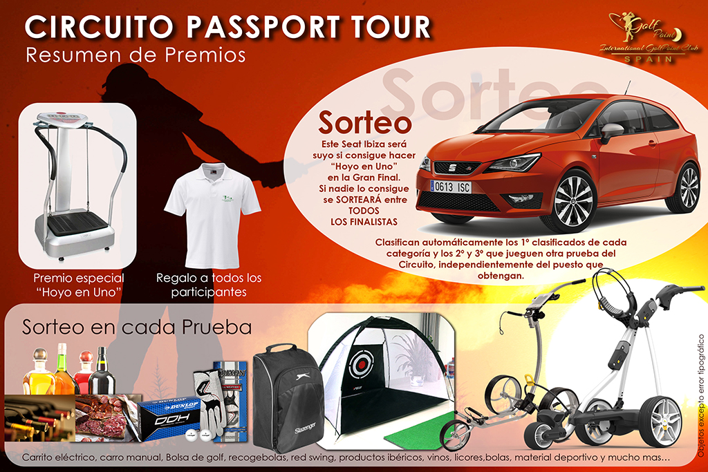 Resumen de Premios del Circuito Passport Tour