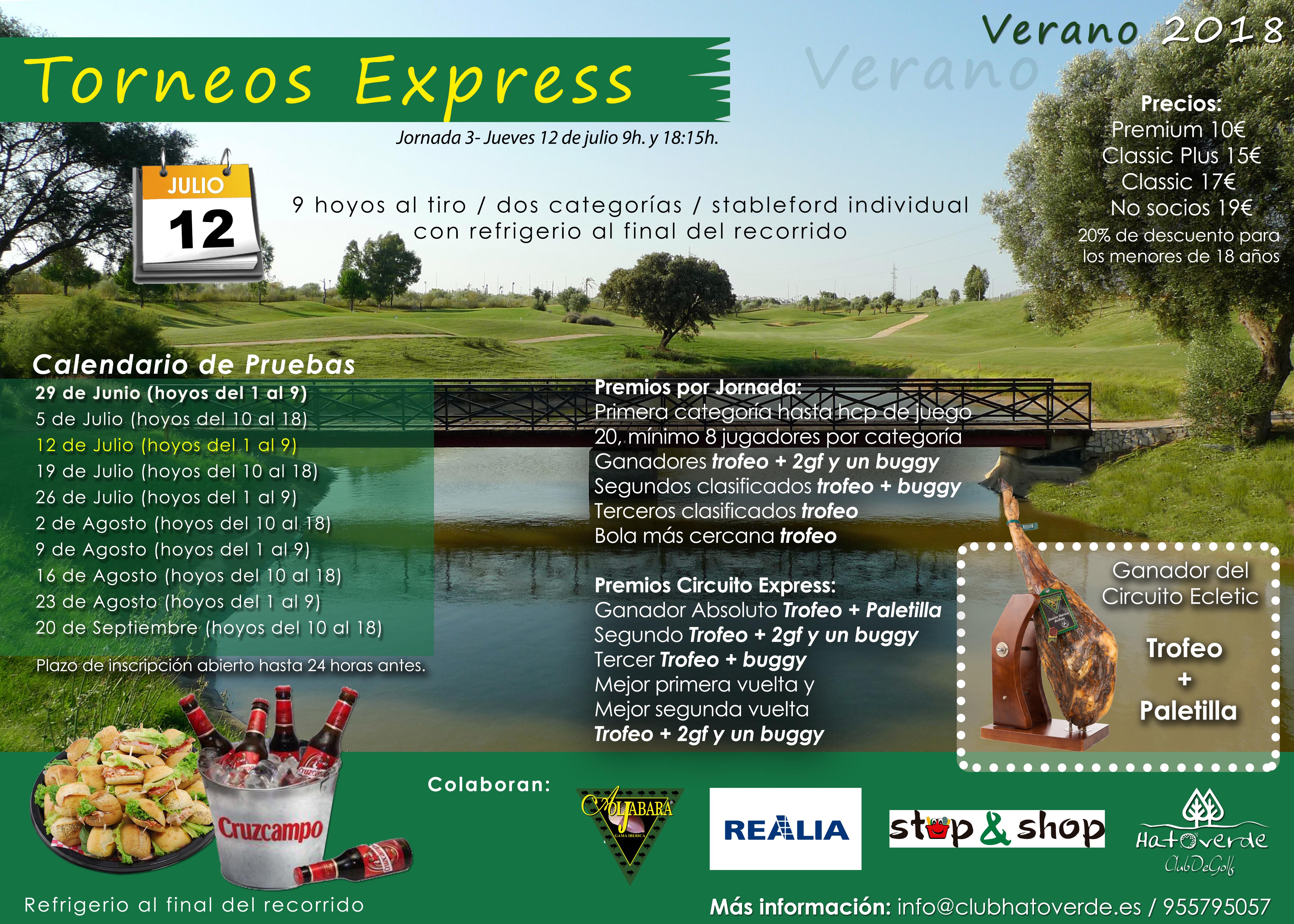 Torneo Express Jueves 12 de julio