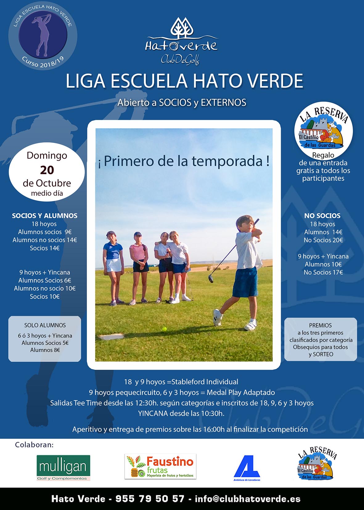 Liga Escuela de Golf (domingo 20 de Octubre)