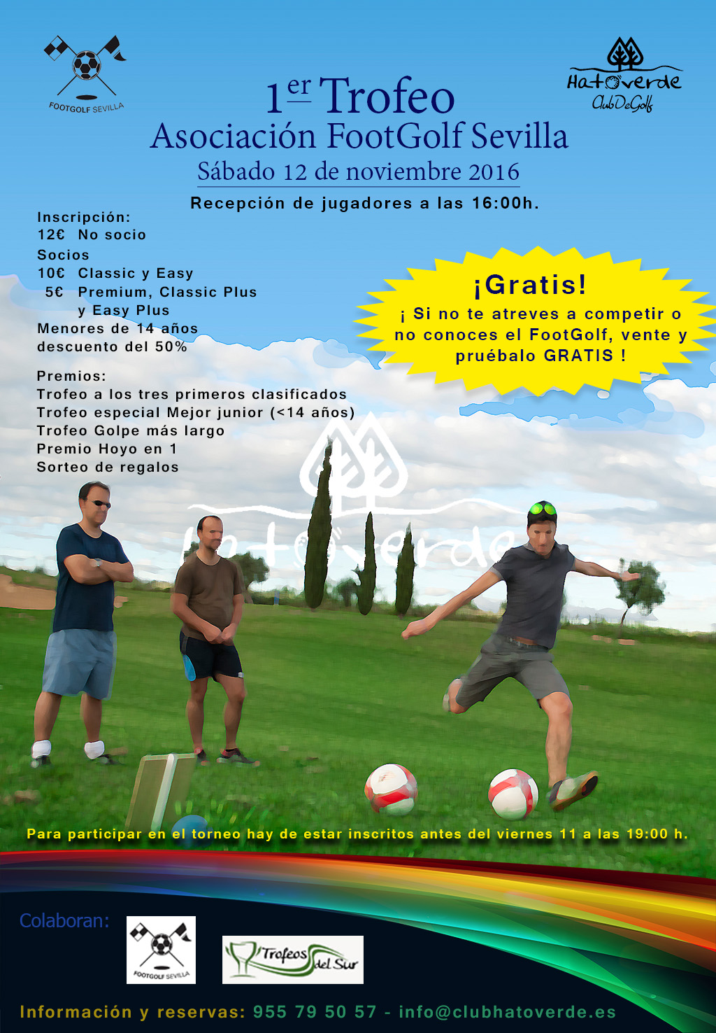 Nueva fecha para el 1er Trofeo Asociación FootGolf Sevilla, Sábado 12 de Noviembre