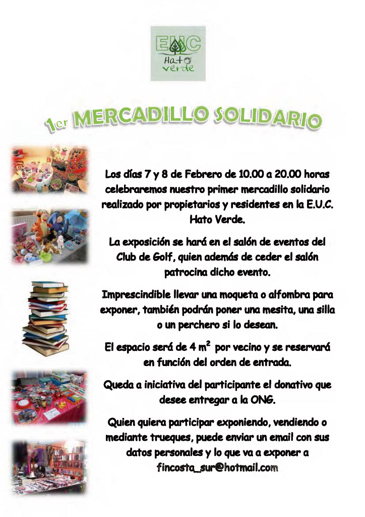 1er Mercadillo Solidario