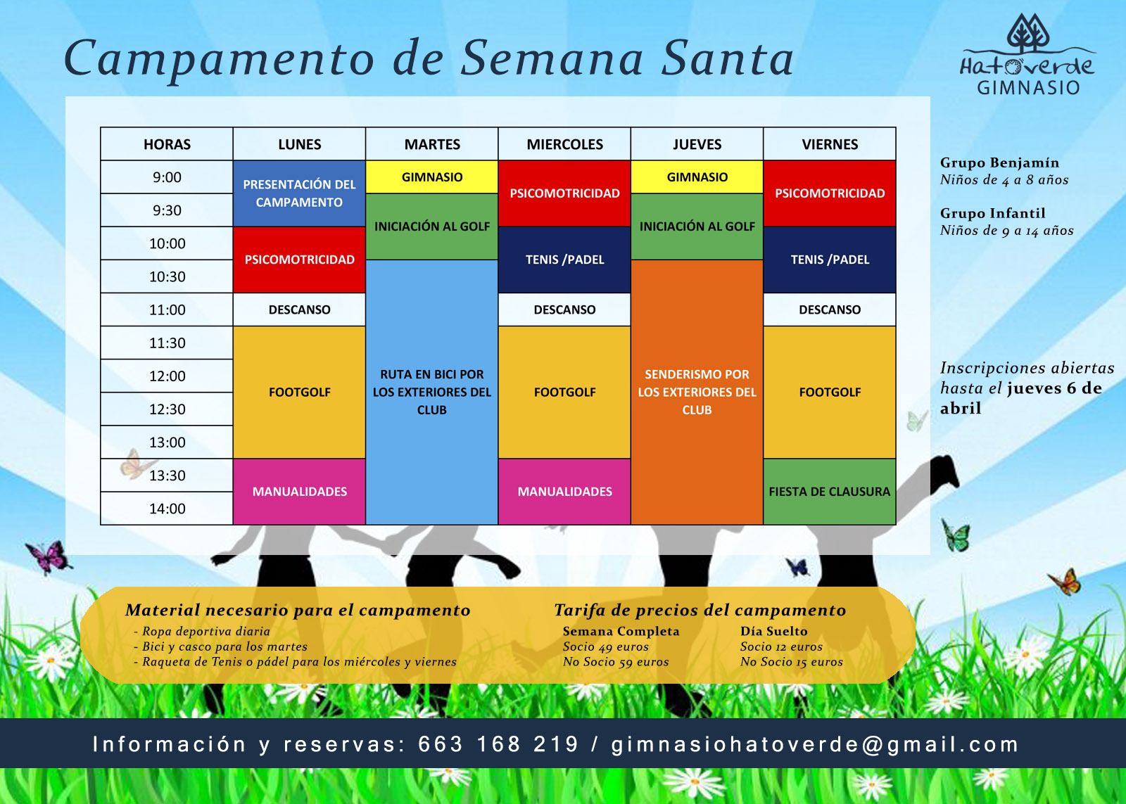 Campamento Semana Santa 2017