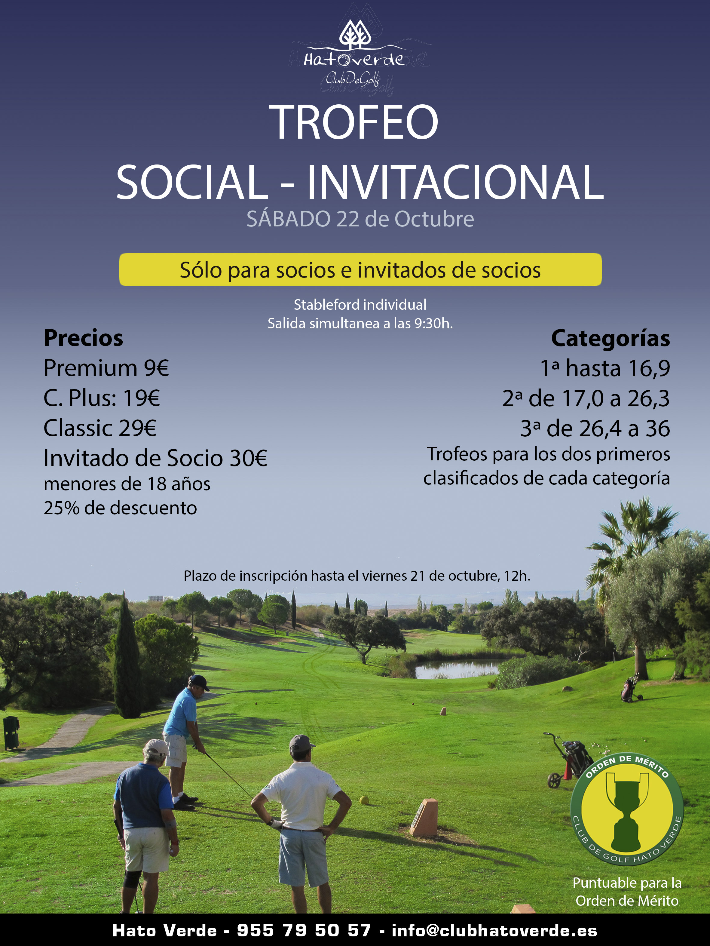 SUSPENDIDO Trofeo Social Invitacional hasta nueva fecha