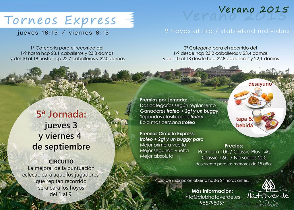 Torneo Express 3 y 4 de Septiembre