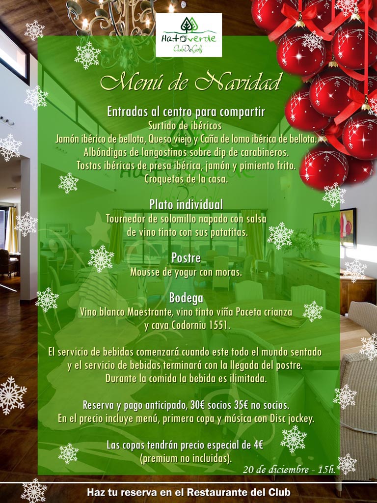 Comida de Navidad 2014 en el Club de golf Hato Verde