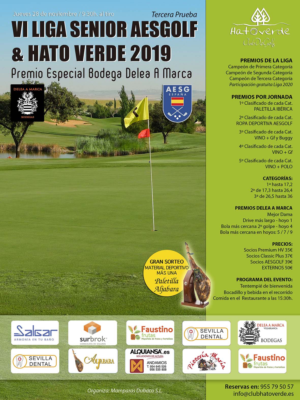   VI GRAN LIGA SENIOR AESGOLF & HATO VERDE (jueves 28 Noviembre)